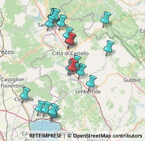 Mappa Via rosario Livatino, 06012 Città di Castello PG, Italia (16.2275)