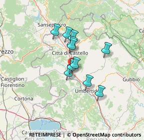 Mappa Via rosario Livatino, 06012 Città di Castello PG, Italia (9.75818)