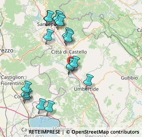 Mappa Via rosario Livatino, 06012 Città di Castello PG, Italia (16.74684)