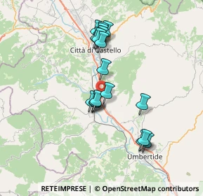 Mappa Via rosario Livatino, 06012 Città di Castello PG, Italia (6.61111)
