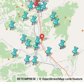 Mappa Via rosario Livatino, 06012 Città di Castello PG, Italia (4.5745)