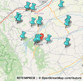 Mappa Frazione Torre, 62011 Cingoli MC, Italia (8.6965)