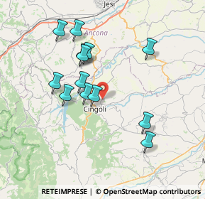 Mappa Frazione Torre, 62011 Cingoli MC, Italia (7.04385)