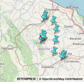 Mappa Frazione Torre, 62011 Cingoli MC, Italia (10.59333)