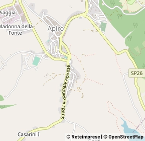 Mappa Via Francesco Ceresoli, 62021 Apiro MC, Italia (0.29615)