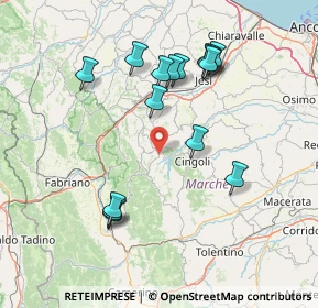 Mappa Via Francesco Ceresoli, 62021 Apiro MC, Italia (15.50067)