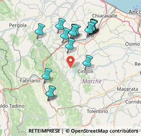 Mappa Via Francesco Ceresoli, 62021 Apiro MC, Italia (14.94412)