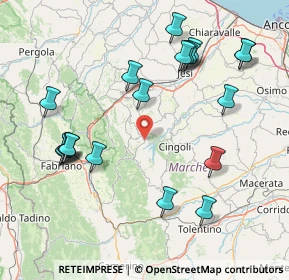 Mappa Via Francesco Ceresoli, 62021 Apiro MC, Italia (18.4745)