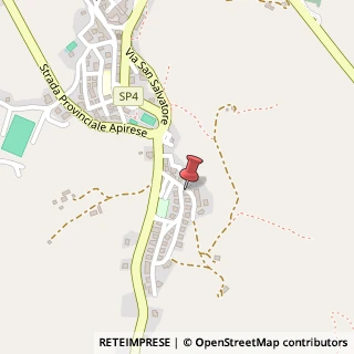 Mappa Via Francesco Ceresoli, 24, 62021 Apiro MC, Italia, 62021 Apiro, Macerata (Marche)