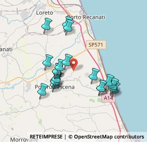 Mappa SP S. Girio, 62018 Potenza Picena MC, Italia (3.4945)
