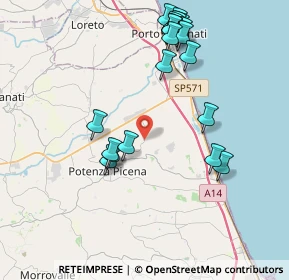 Mappa SP S. Girio, 62018 Potenza Picena MC, Italia (4.37)