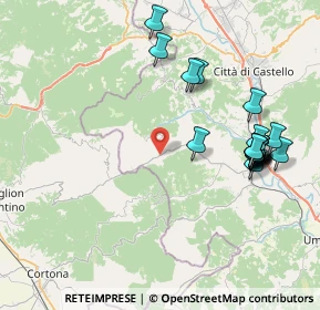 Mappa Via Castiglionese, 06012 Città di Castello PG, Italia (9.015)