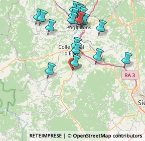 Mappa LOCALITA' PIAN DELL'OLMINO, 53034 Colle di Val d'Elsa SI, Italia (8.8515)