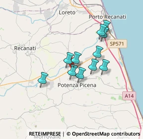 Mappa Km. 6, 62018 Potenza Picena MC, Italia (2.77182)