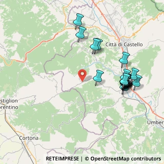 Mappa Via Francesco Bonavita, 06010 Città di Castello PG, Italia (8.7345)