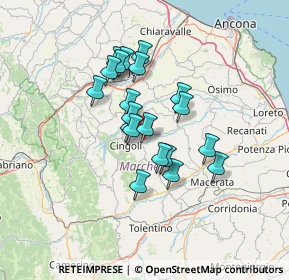 Mappa Località Torrone, 62011 Cingoli MC, Italia (10.6445)