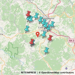 Mappa Via degli Aragonesi, 53034 Colle di Val D'Elsa SI, Italia (6.59867)