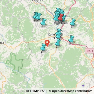 Mappa Via degli Aragonesi, 53034 Colle di Val D'Elsa SI, Italia (9.15)