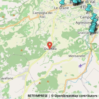 Mappa Via degli Aragonesi, 53034 Colle di Val D'Elsa SI, Italia (4.312)
