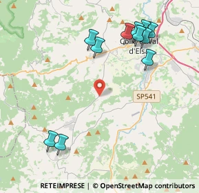 Mappa Via degli Aragonesi, 53034 Colle di Val D'Elsa SI, Italia (4.90273)