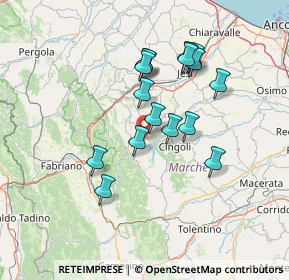 Mappa Via del Biroccio, 62021 Apiro MC, Italia (12.58188)