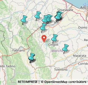 Mappa Via del Biroccio, 62021 Apiro MC, Italia (15.54467)