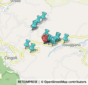 Mappa Colle S. Valentino, 62011 Cingoli MC, Italia (0.47778)