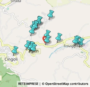 Mappa Colle S. Valentino, 62011 Cingoli MC, Italia (0.851)