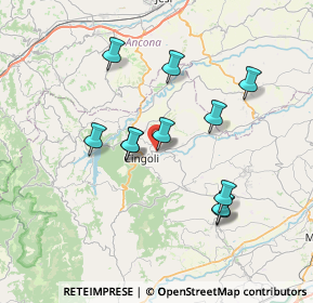 Mappa Colle S. Valentino, 62011 Cingoli MC, Italia (6.80909)