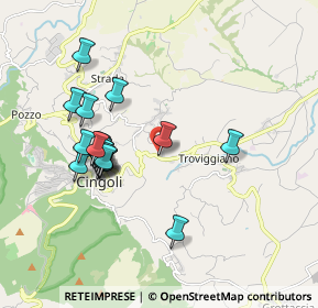 Mappa Colle S. Valentino, 62011 Cingoli MC, Italia (1.796)