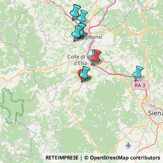 Mappa Loc. Pian Dell'Olmino, 53034 Colle di Val D'Elsa SI, Italia (7.9375)
