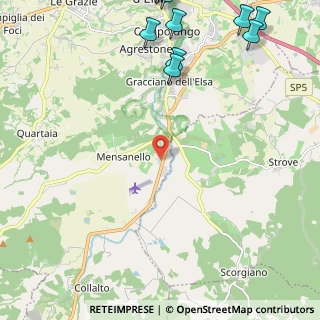 Mappa Loc. Pian Dell'Olmino, 53034 Colle di Val D'Elsa SI, Italia (4.12)