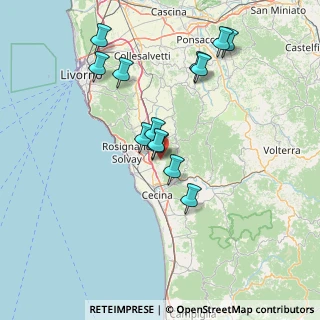 Mappa Via di Bagnoli, 56040 Castellina Marittima PI, Italia (14.47385)