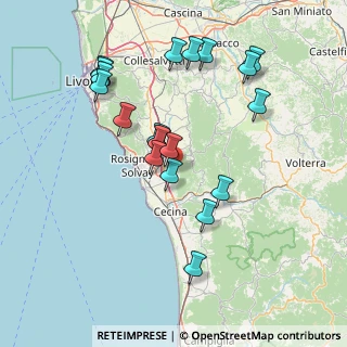 Mappa Via di Bagnoli, 56040 Castellina Marittima PI, Italia (15.412)