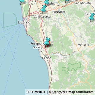 Mappa Via di Bagnoli, 56040 Castellina Marittima PI, Italia (34.96056)