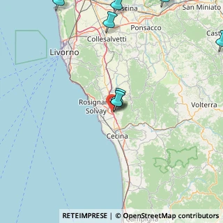 Mappa A12 Genova - Roma, 56040 Castellina Marittima PI, Italia (35.60611)