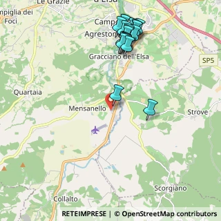 Mappa Località Pian Dell'olmino, 53034 Colle di Val D'Elsa SI, Italia (2.467)