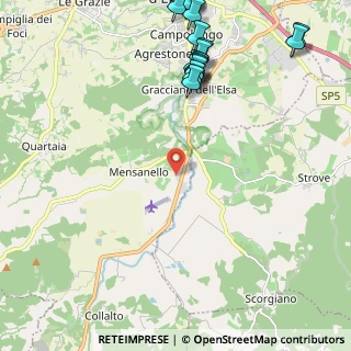 Mappa Località Pian Dell'olmino, 53034 Colle di Val D'Elsa SI, Italia (3.2125)