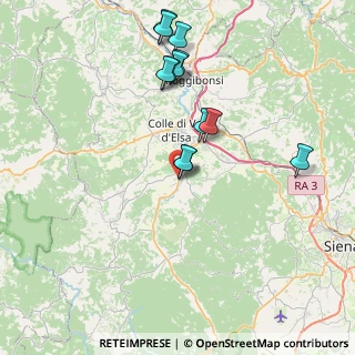 Mappa Località Pian Dell'olmino, 53034 Colle di Val D'Elsa SI, Italia (7.95167)