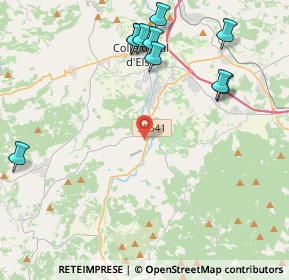 Mappa Località Pian Dell'olmino, 53034 Colle di Val D'Elsa SI, Italia (7.3025)