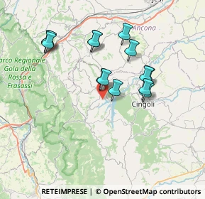 Mappa Contrada Cozzi, 62021 Apiro MC, Italia (6.81214)