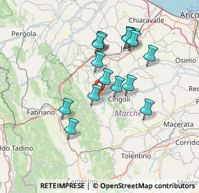Mappa Contrada Cozzi, 62021 Apiro MC, Italia (12.765)