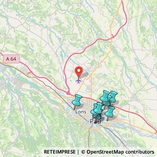 Mappa Aéroport de Pau - Pyrénées, 11013 Courmayeur AO, Italia (9.68444)