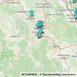Mappa Pian dell'Olmino, 53034 Colle di Val d'Elsa SI, Italia (21.43833)