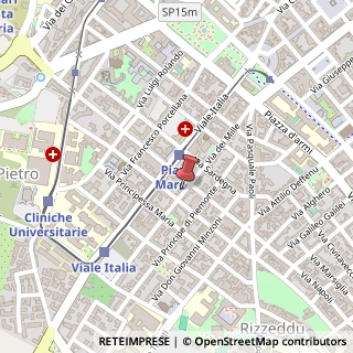 Mappa Via dei Mille, 33, 07100 Sassari, Sassari (Sardegna)