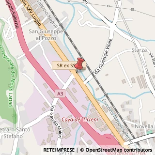 Mappa Via XXV Luglio, 181, 84013 Cava de' Tirreni, Salerno (Campania)