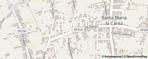 Mappa Santa Maria la Carità