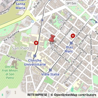 Mappa Via Padre Manzella, 11, 07100 Sassari, Sassari (Sardegna)