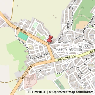 Mappa Via roma 17, 07027 Oschiri, Olbia-Tempio (Sardegna)