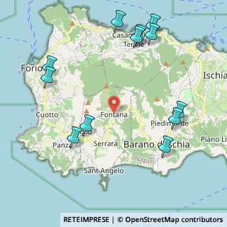 Mappa Via Cavonera Grande, 80070 Serrara Fontana NA, Italia (2.76417)